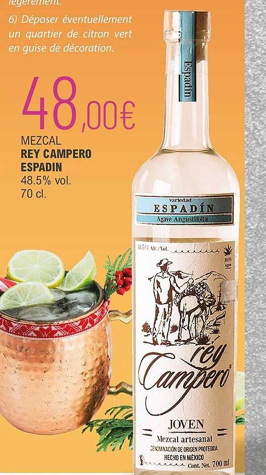 mezcal rey campero espadin
