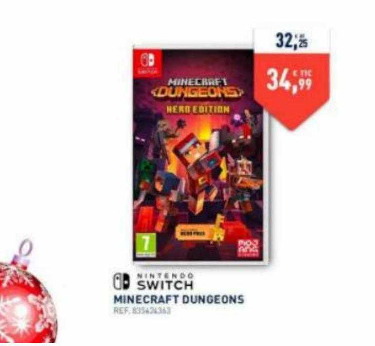 minecraft dungeons nintendo switch