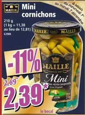 Mini Cornichons Maille