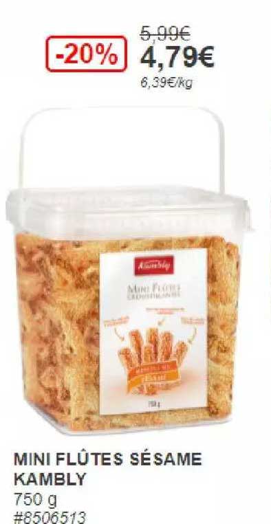 Mini Flûtes Sésame Kambly