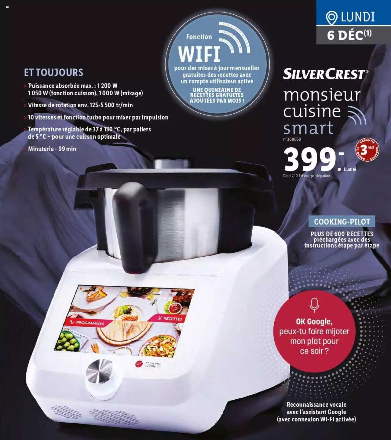 monsieur cuisine smart silver crest