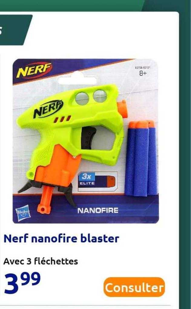 nerf nanofire blaster