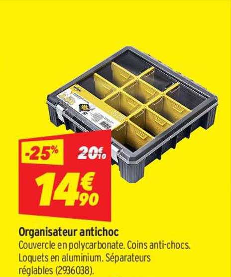 organisateur antichoc