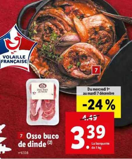 osso buco de dinde