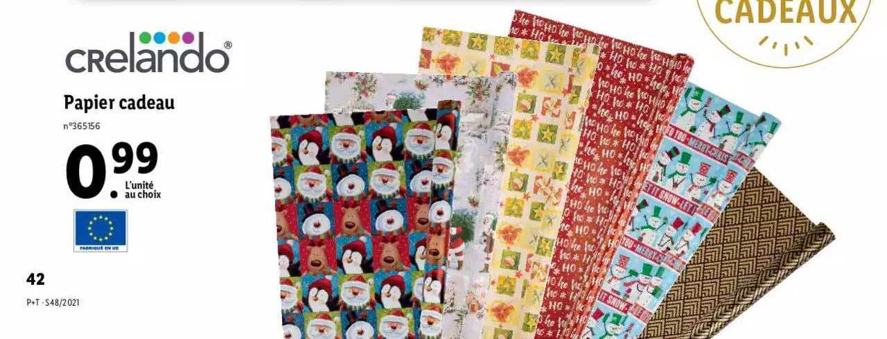 papier cadeau crelando