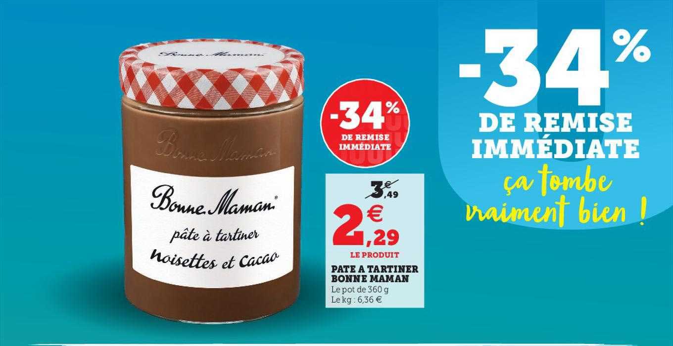 pâte à tartiner bonne maman