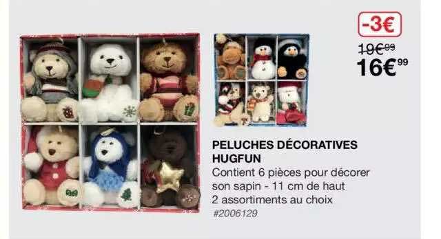 peluches décoratives hugfun