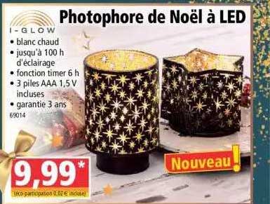 photophore de noël à led i-glow