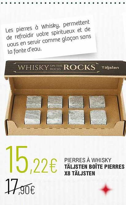 pierres à whisky täljsten boîte pierres x8 täljsten