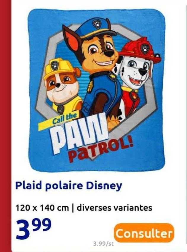 Plaid Polaire Disney