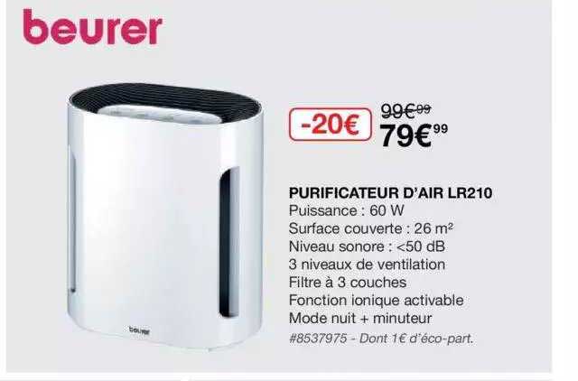 purificateur d'air lr210 beurer
