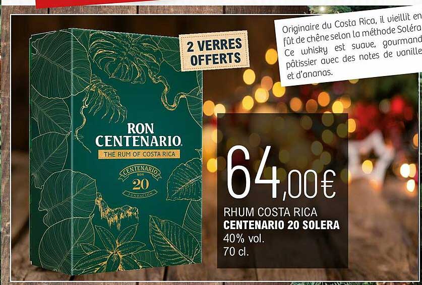 rhum costa rica centenario 20 solera