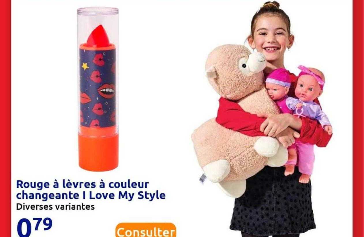 Rouge à Lèvres à Couleur Changeante I Love My Style