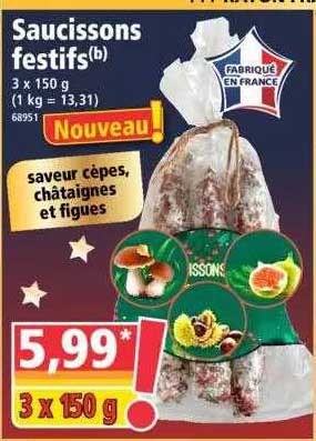 saucissons festifs