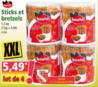 Sticks Et Bretzels Boehli