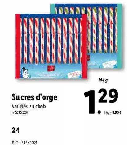 sucres d'orge
