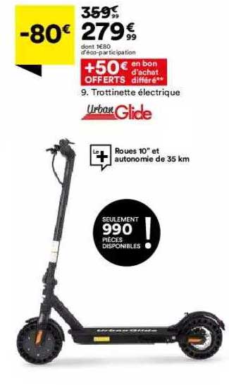 Trottinette électrique Urban Glide