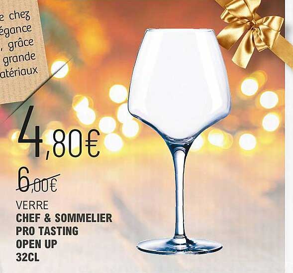 verre chef & sommelier pro tasting open up