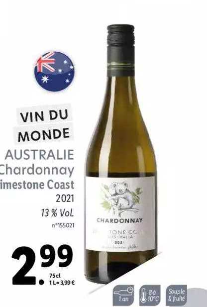 vin du monde australie chardonnay