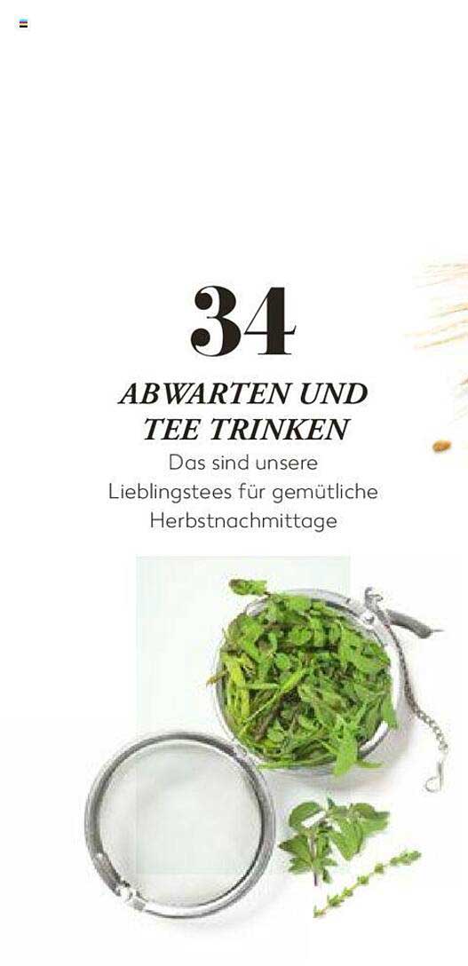 abwarten und tee trinken