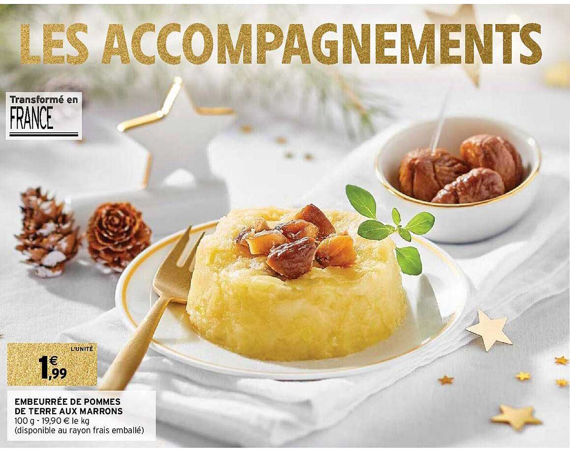 embeurrée de pommes de terre aux marrons