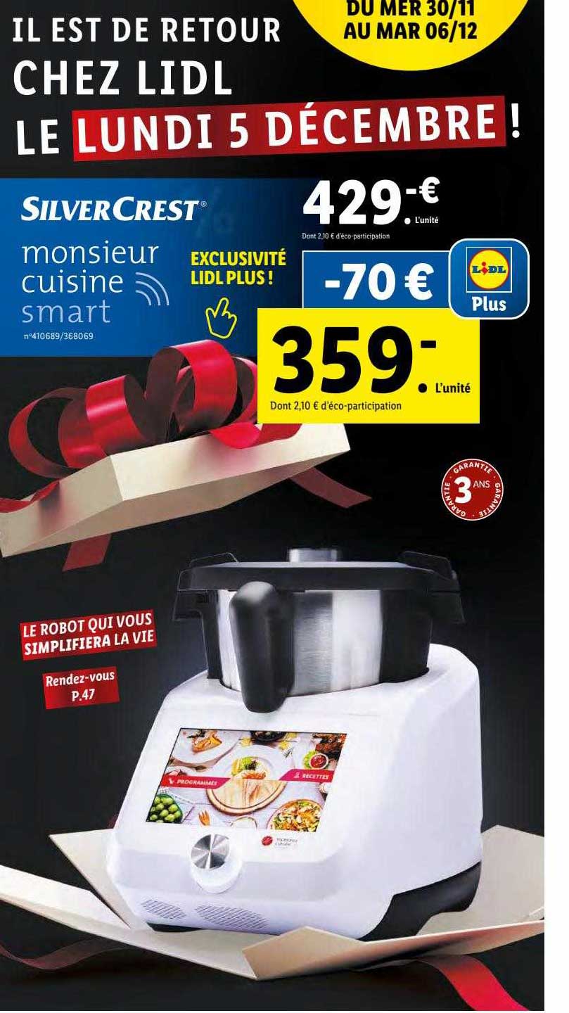 monsieur cuisine smart silver crest