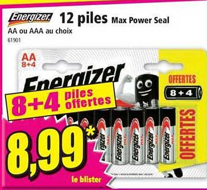 12 piles max power seal energizer