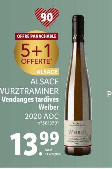 alsace gewurztraminer vendanges tardives weiber 2020 aoc