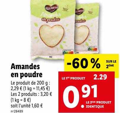 Amandes En Poudre Navarre