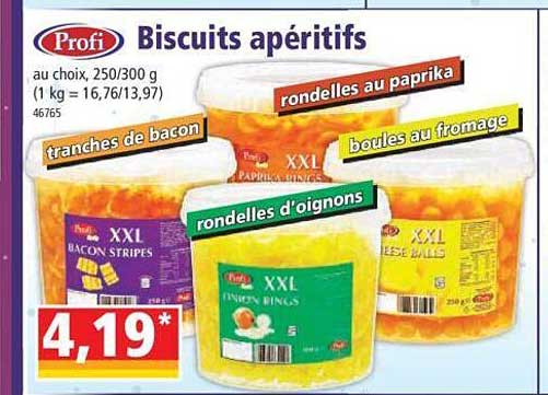 Biscuits Apéritifs Profi