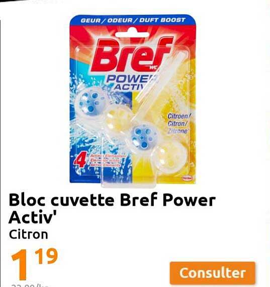 bloc cuvette bref power activ'