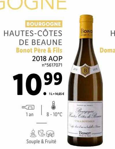 bourgogne hautes-côtes de beaune bonot père & fils 2018 aop