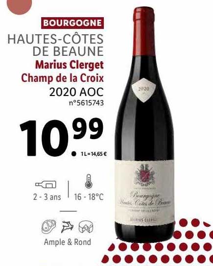 bourgogne hautes-côtes de beaune marius clerget champ de la croix 2020 aoc