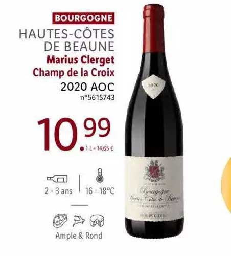 Bourgogne Hautes-côtes De Beaune Marius Clerget Champ De La Croix 2020 Aoc