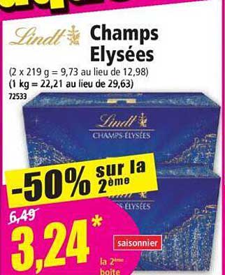 champs élysées lindt