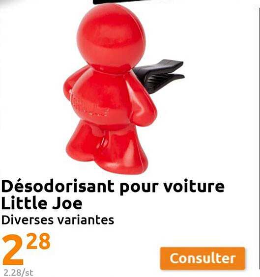désodorisant pour voiture little joe