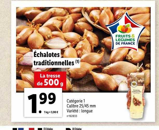 échalotes traditionnelles
