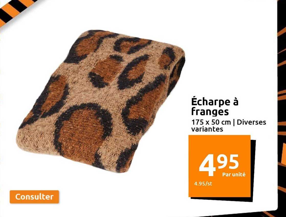 écharpes à franges