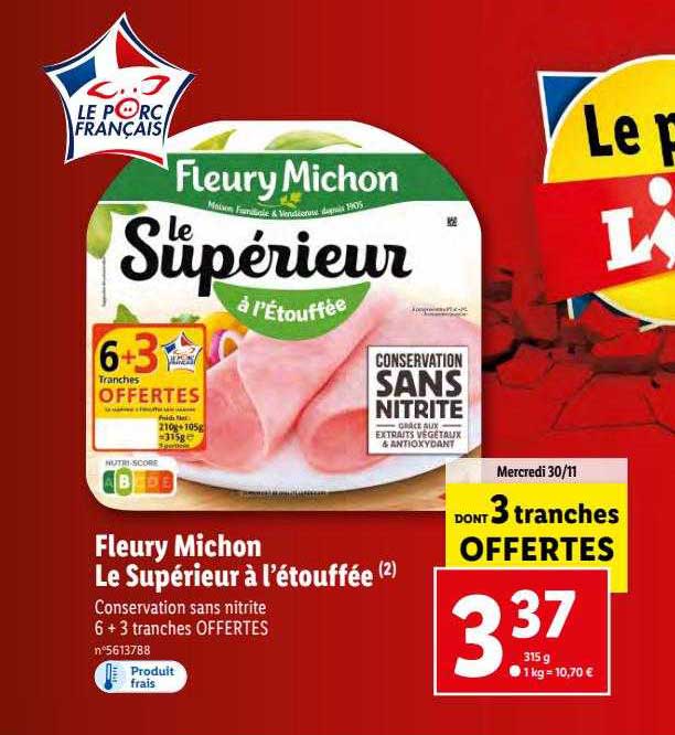 fleury michon le supérieur à l'étouffée