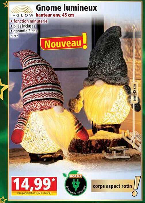 gnome lumineux i-glow