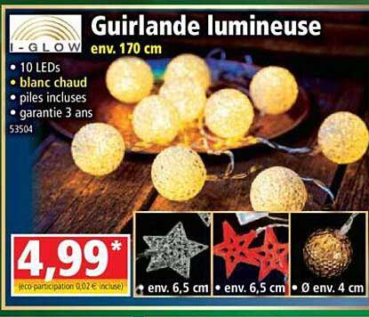 guirlande lumineuse i-glow