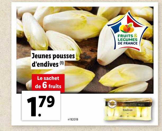 jeunes pousses d'endives