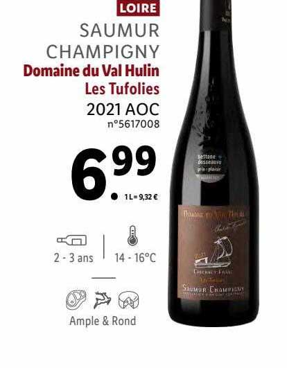 loire saumur champigny domaine du val hulin les tufolies 2021 aoc
