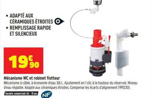 Mécanisme Wc Et Robinet Flotteur