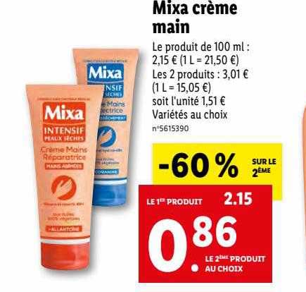 Mixa Crème Main