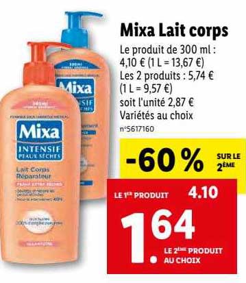 Mixa Lait Corps