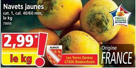 navets jaunes