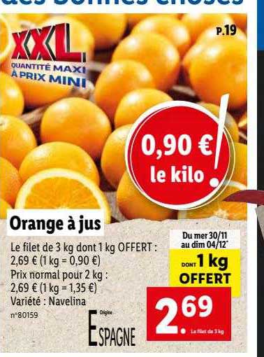 Orange à Jus