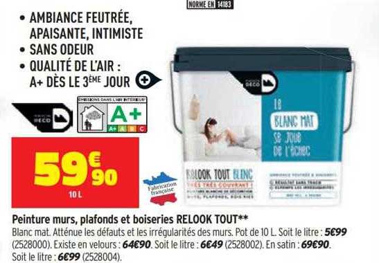 peinture murs, plafonds et boiseries relook tout