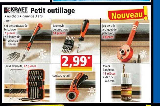 petit outillage kraft werkzeuge